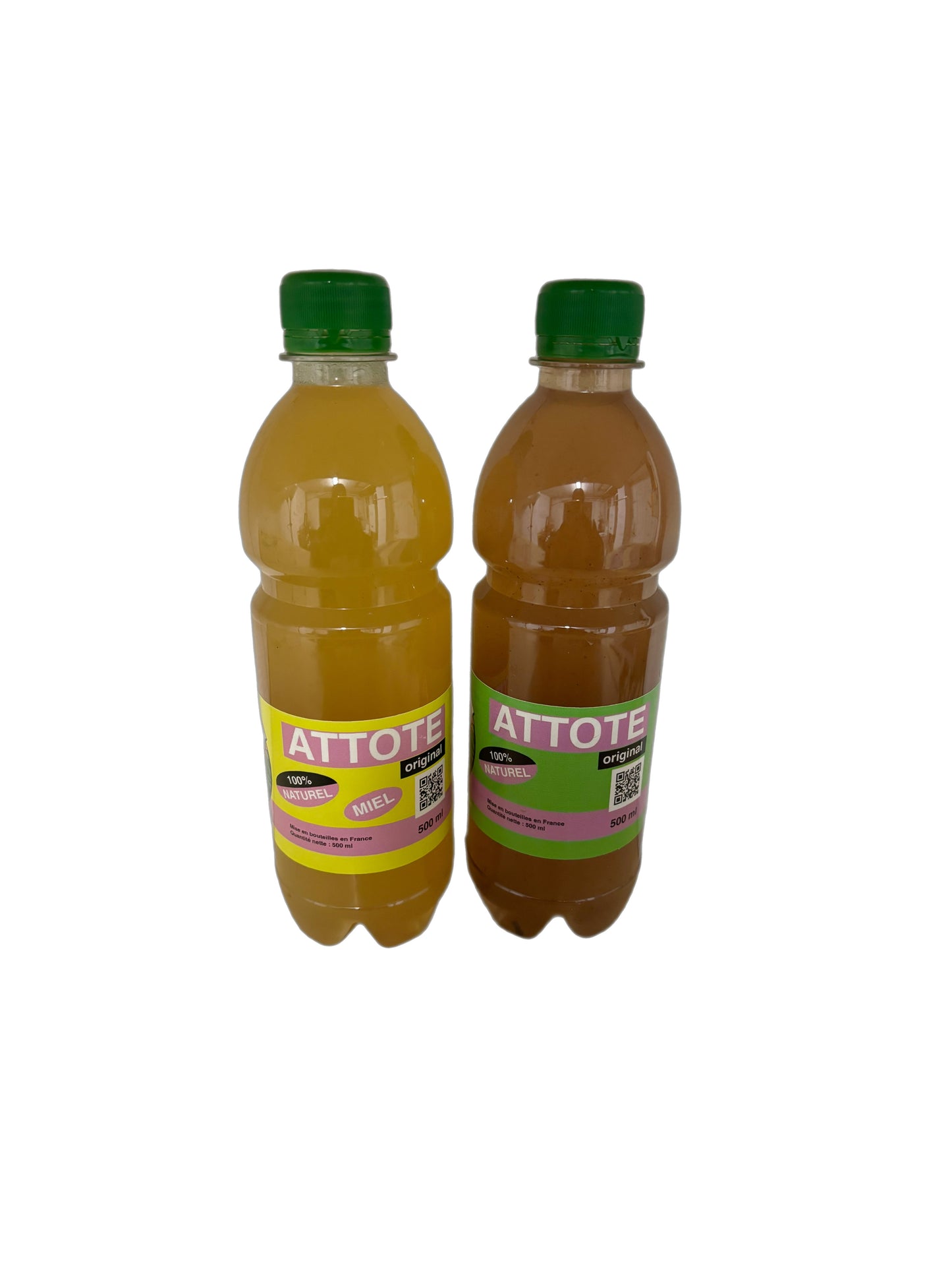 Offre Découverte Limitée 🌿 Lot de 2 Bouteilles Attoté Original 500ml – Supernaturel & Miel | 100% Naturel, Sans Sucre Ajouté, Vegan