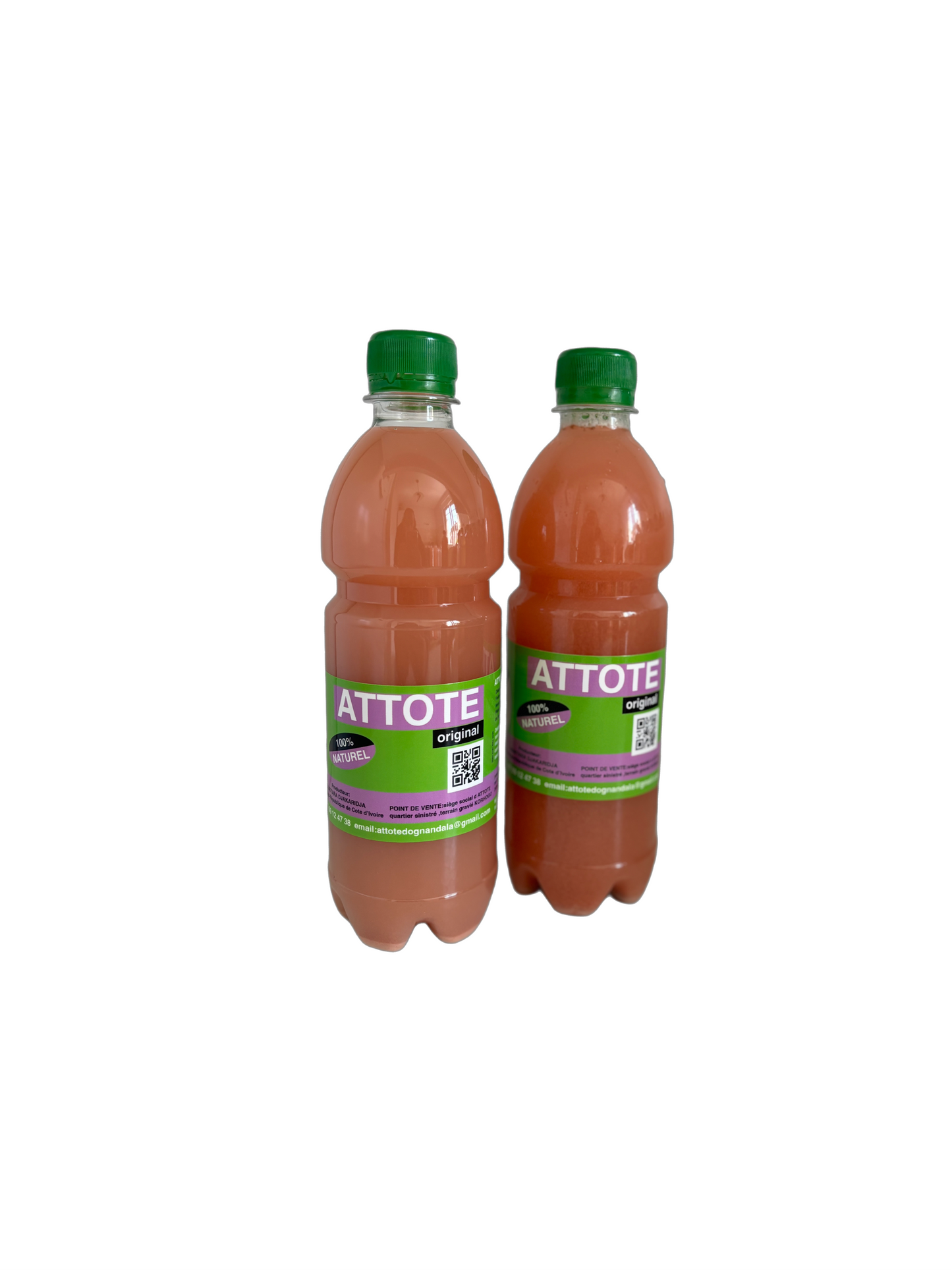ATTOTE ORIGINAL – La Célèbre Boisson Ivoirienne 100 % Naturelle – Lot de 12 Bouteilles | Nouvelle Bouteille Officielle | Mise en Bouteille en France