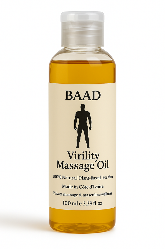 BAADMANHuile Virilité Homme | Massage Intime Quotidien | Sensation d’Agrandissement Naturel