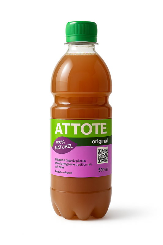 ATTOTE Original light 500ml  (sans sucre, sans conservateurs,sans additifs ,convient au  vegan )