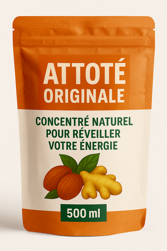 Attoté Original – Mélange Pur de Petit Cola & Gingembre | Sachet Zippé | 100 % Naturel
