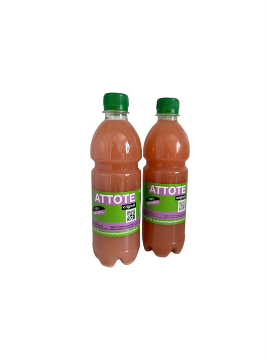 ATTOTE Original Super Naturel pack of 2   ( Lot de 2 bouteilles de 500 ml )